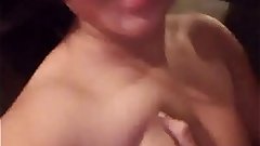 Sexy Indian Gf Pressing Her Boob Selfie
