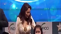 Madhuri Dixit oops! scene and HOT moment boobs  cleavage